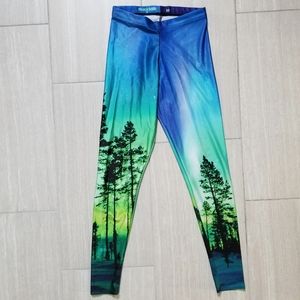 Black Milk Aurora Borealis Leggings Size M Limited Edition